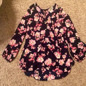 🌸 SHOW ME YOUR MUMU FLORAL TUNIC